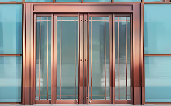 中卫玻璃地弹门