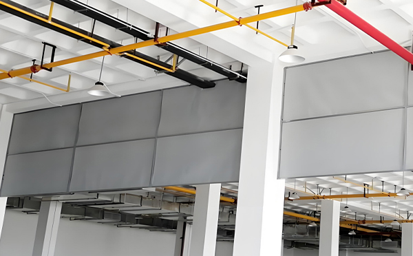 商场防烟分区常闭节点:中卫挡烟垂壁高度与控制器接线图解 商场防烟分区常闭节点:中卫挡烟垂壁高度与控制器接线图解